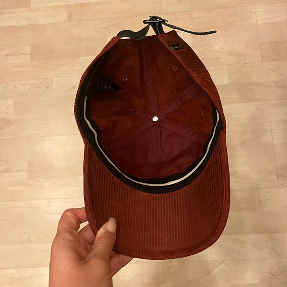 Rag & Bone Marilyn Baseball Cap in Rust - Picture 6 of 6